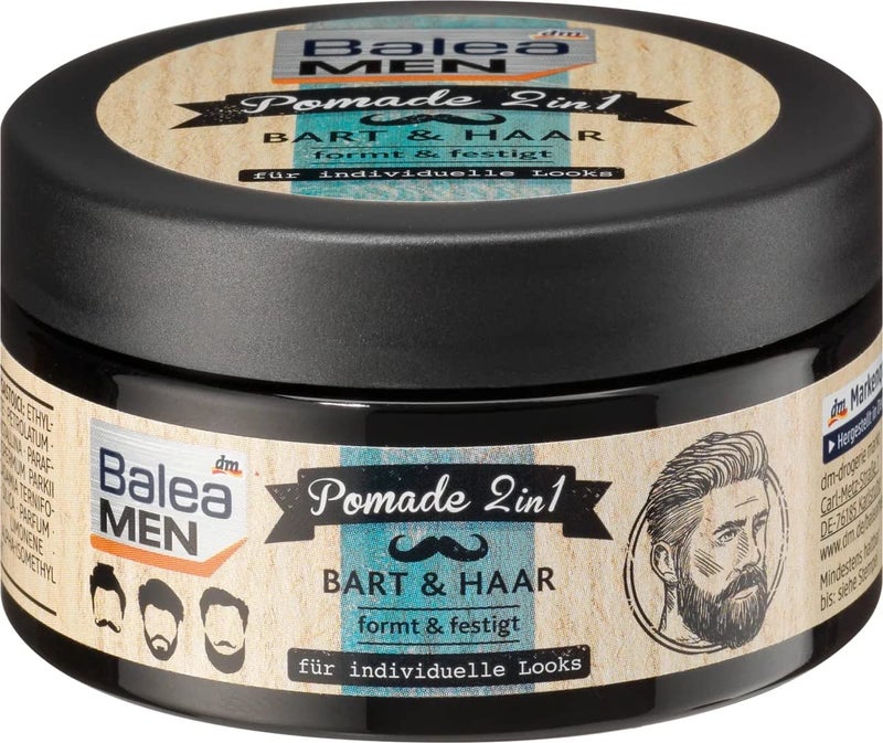 Balea MEN Pomade 2in1 for Beard & Hair, 100 ml - German product - Image 1